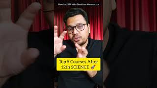 Top 5 Courses After 12th Science | Science Career Options | #Shorts #shortsviral