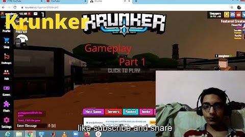 Krunker gameplay part 1