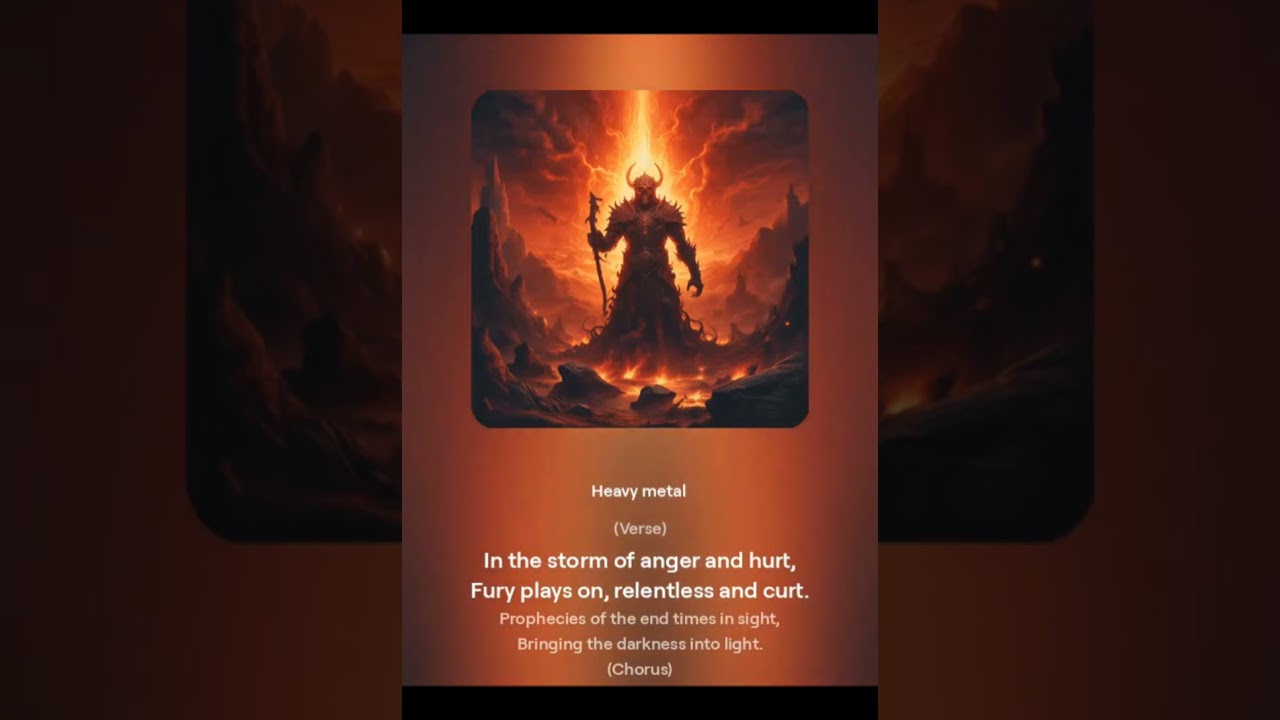 Title: "Eternal Resilience: A Heavy Metal Hymn of the End Times"