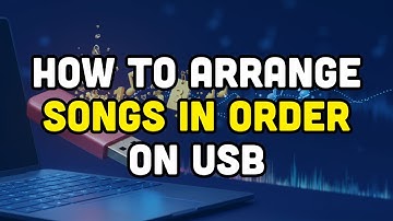 How to arrange songs in order on usb?