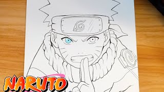 Como colorir o olho de Naruto Uzumaki passo a passo