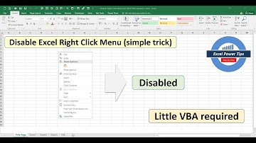 Disable Excel Right-Click Menu (just little VBA)