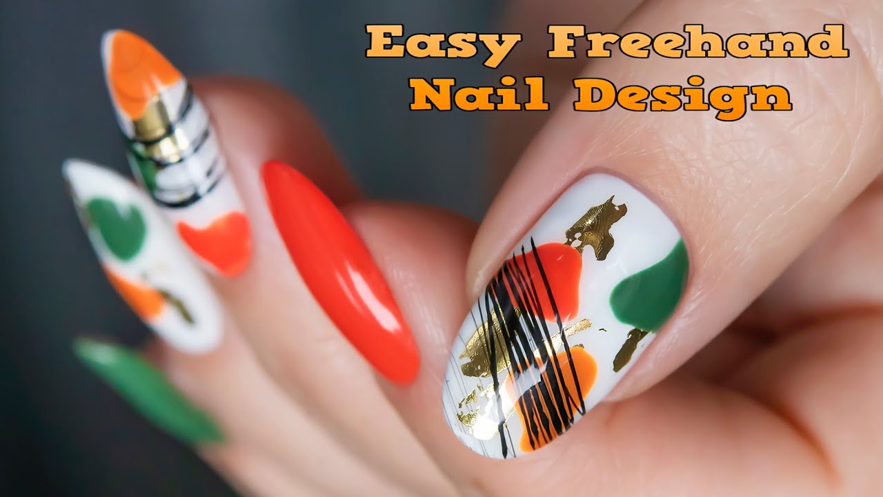 3. Step-by-Step Freehand Nail Designs - wide 2