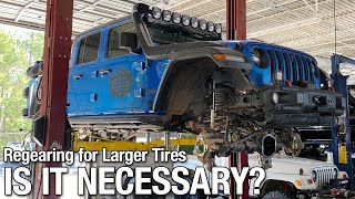 Do you need to Regear for Larger Tires? Jeep Gladiator Rubicon
