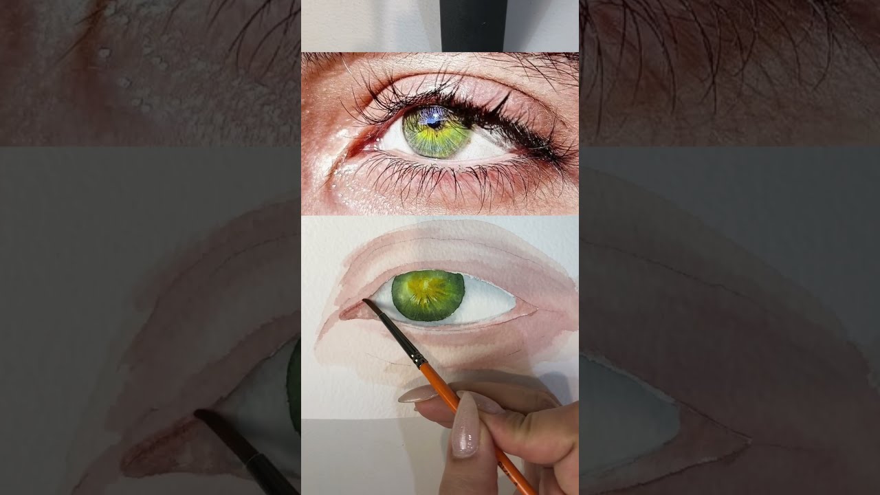 Painting Tutorial Watercolor How To Paint A Realistic Eye
