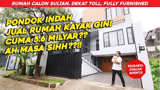 🔴RUMAH PONDOK INDAH FULL FURNISHED KOK BISA MURAH GINI ⁉️⁉️