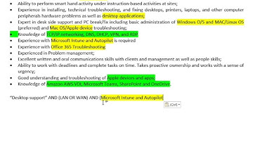 How to understand job description and make boolean search string Part 10 |