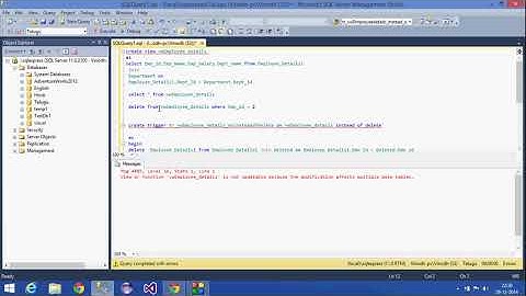 31 SQL Server Tutorial HindiDML instead of delete Trigger
