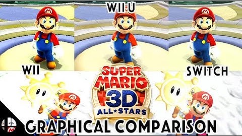 Super Mario 3D All Stars Graphical Comparison