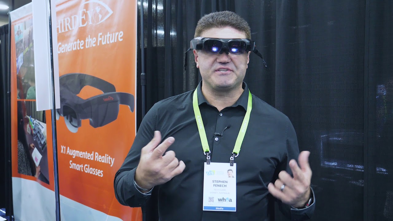 We go eyes on with the Third Eye X1 augmented reality glasses - YouTube