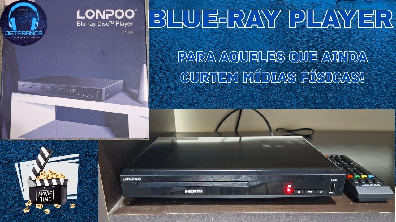 BLU-RAY PLAYER LONPOO LP-100: UNBOXING & REVIEW - YouTube