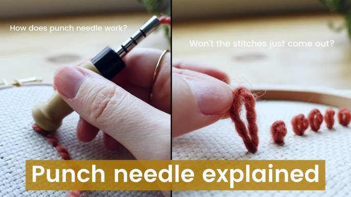 How to Use Ultra-Punch Needle To Create Your Punch Needle Embroidery  Project, Tutorial 