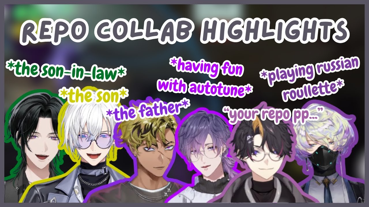 【R.E.P.O.】Highlights (Multi-POV)【Zeal/Kaelix/Vanta/Uki/Shu/Claude | Nijisanji EN】