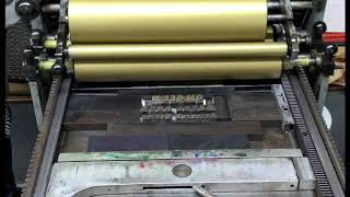Letterpress class using Metal type