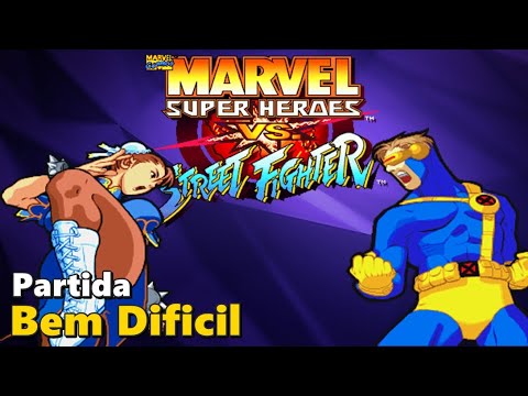 Tentando Novamente - Marvel Super Heroes vs Street Fighter.