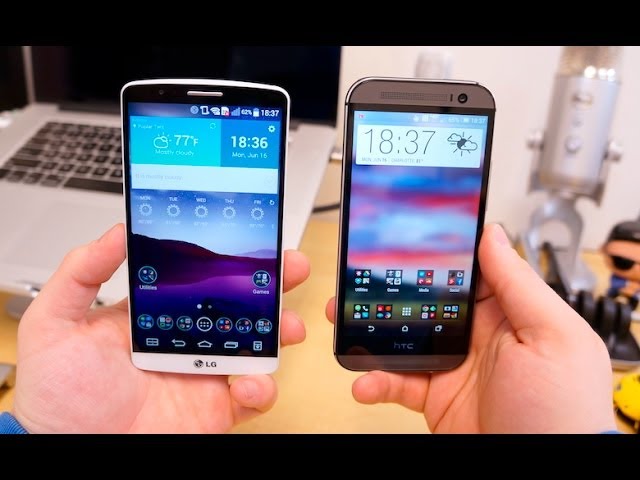 HTC One M8 и LG G3 - Сравнение