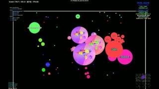 Multibox Realtime Splitrunn-Dual Agar-Biggest fail at end