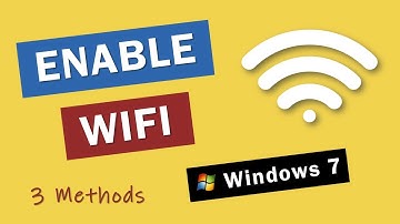 How to enable wifi on windows 7