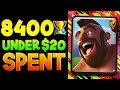 HE SPENT $20 ON 1 DECK & REACHED 8,400 TROPHIES!