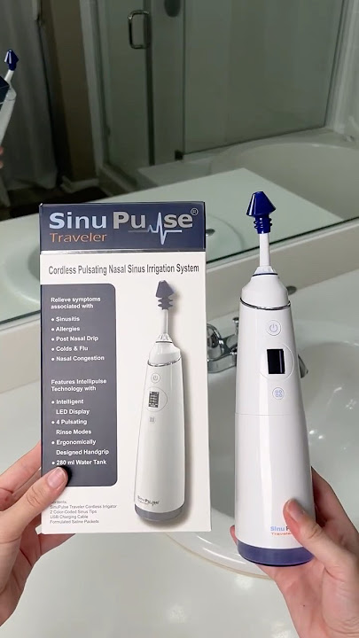 Can a Travel-Sized Sinus Irrigator Really Clear Your Sinuses? YES. ✅ #sinupulse #sinusrinse