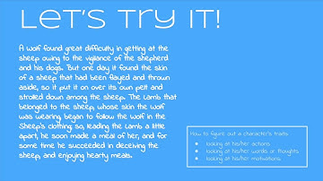 RL.3.3 - Character Traits