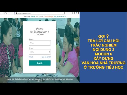 Video Trả lời câu hỏi Trắc nghiệm - Modun6 Xây dựng văn hoá... - YouTube