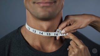 How to Measure Your Neck | Tux Rental Measuring Made Easy