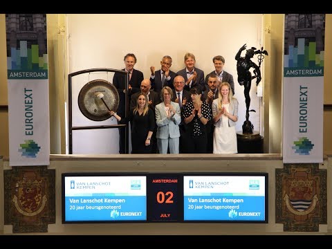 VLK 20th anniversary on the Amsterdam Stock Exchange