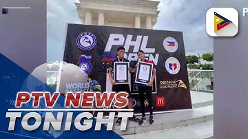 2 Filipino obstacle course racers make it to the Guinness World record