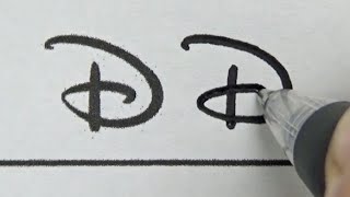 Print vs Handwriting | Satisfying Walt Disney Font Handwriting