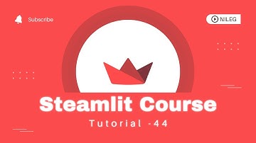 Custom CSS In Streamlit | Complete Streamlit Python Course | Streamlit Tutorial 44