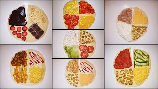 سندوتشات التورتيلا بحشوات مختلفة للفطور والعشاء! (سندوتشات التيك توك)? Tortilla sandwiches