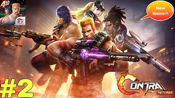 Garena Contra Return - Android iOS Walkthrough Gameplay Part 2 - Story Mode: First Contact
