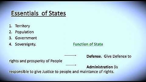 what is State .what is Function of State .Important Topic For LLB part 01syllabus