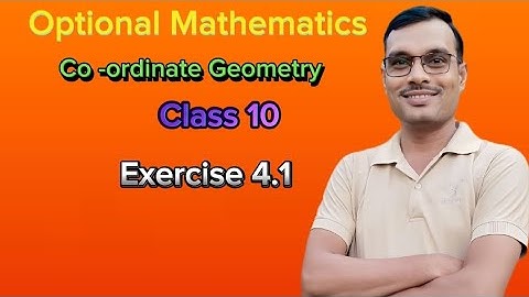 Class 10 Unit 4 Coordinate Geometry Exercise 4.1Q.N 8 to 10