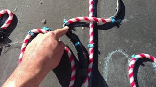 Make a Merry Christmas or a happy holiday sign out of rope light. - YouTube
