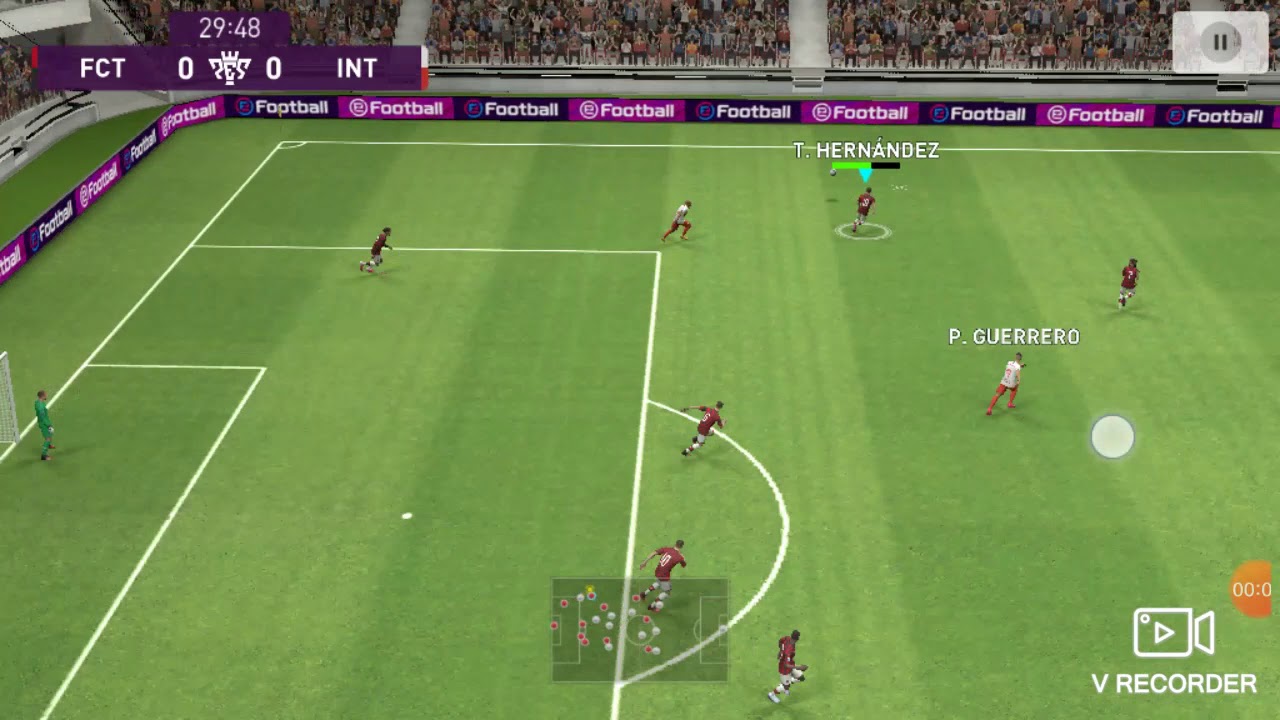 Pes 2020 mobile Gameplay - YouTube