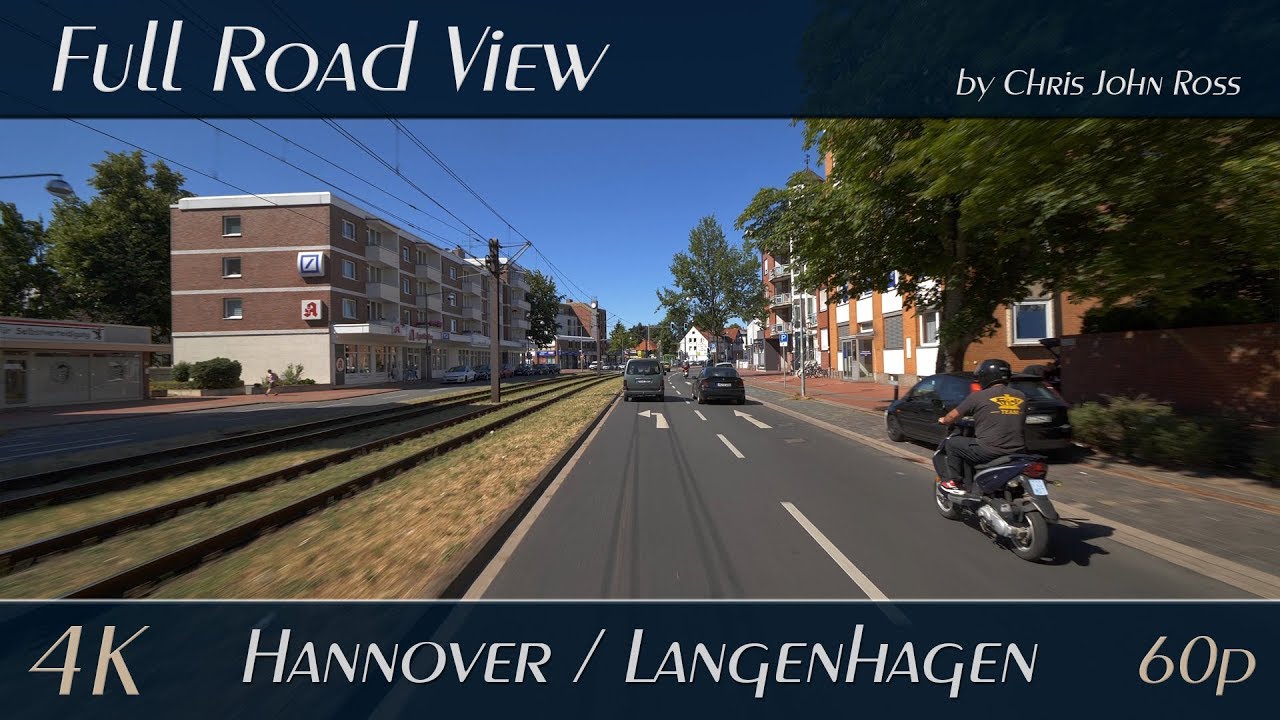 Hannover/Langenhagen, Germany: Vahrenwalder Straße, Walsroder Straße - 4K (UHD/2160p/60p) Video