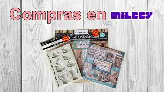 Compras Milbby. Unboxing Milbby. Compras de manualidades y scrap Milbby. Haul Milbby