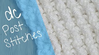 Post stitches - Double Crochet (FPdc and BPdc)