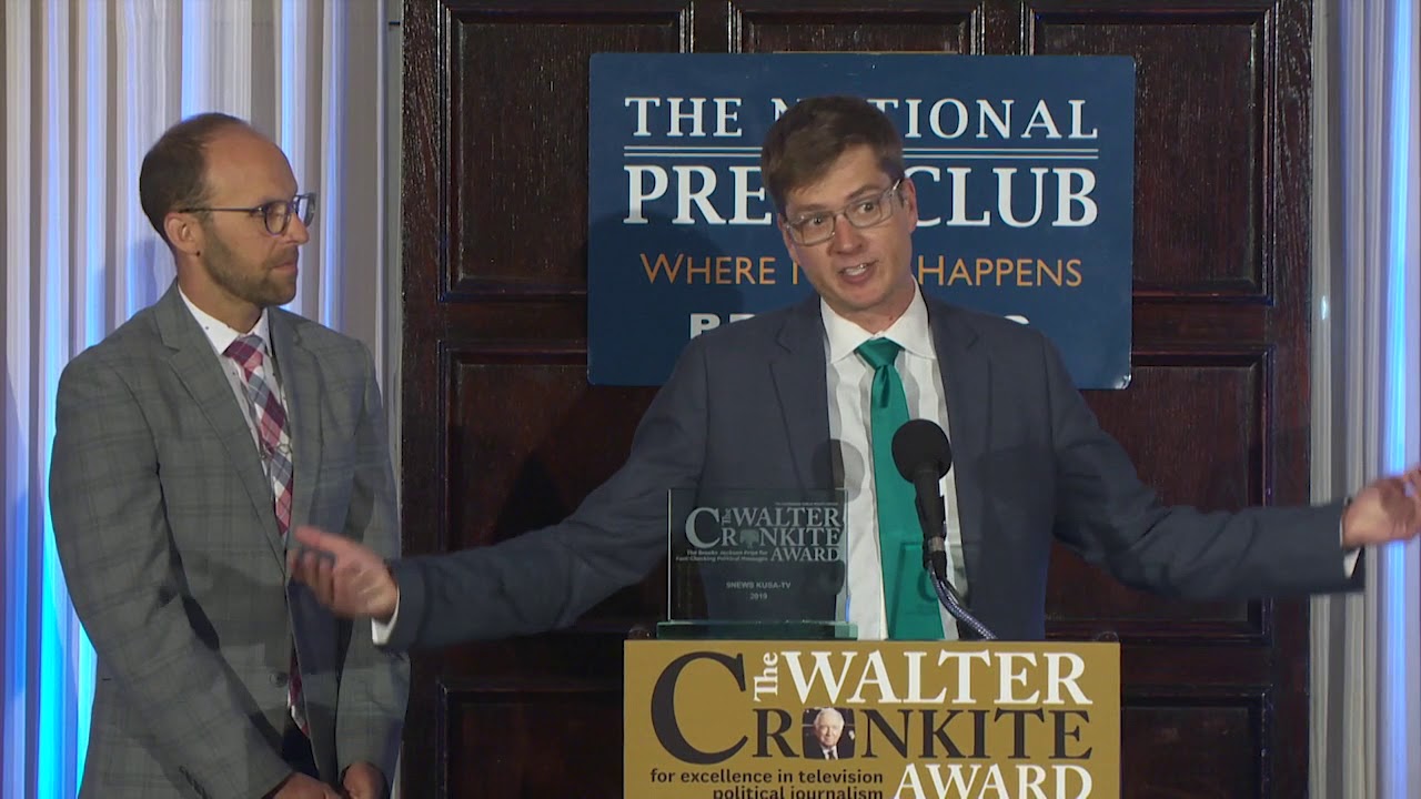 Brooks Jackson Prize Remarks at the Cronkite Awards - YouTube