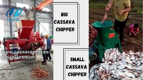 Big cassava chipper amd small cassava chips cutting machine