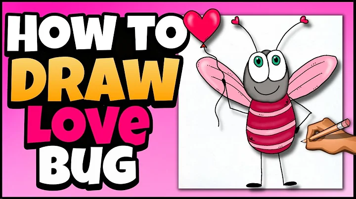 ❤️ How to Draw a Love Bug 🩷 Valentine's Day Art for Kids