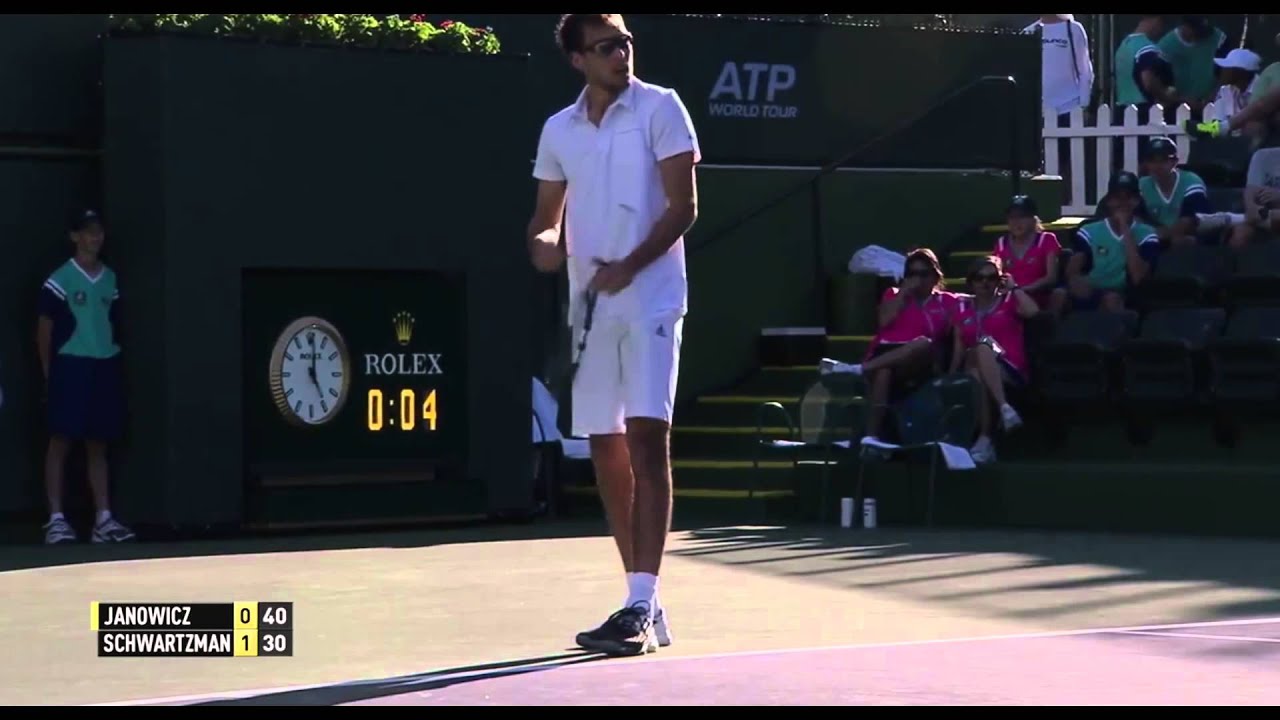 Jerzy Janowicz vs Diego Schwartzman Indian Wells 14.03.2015 HD - YouTube