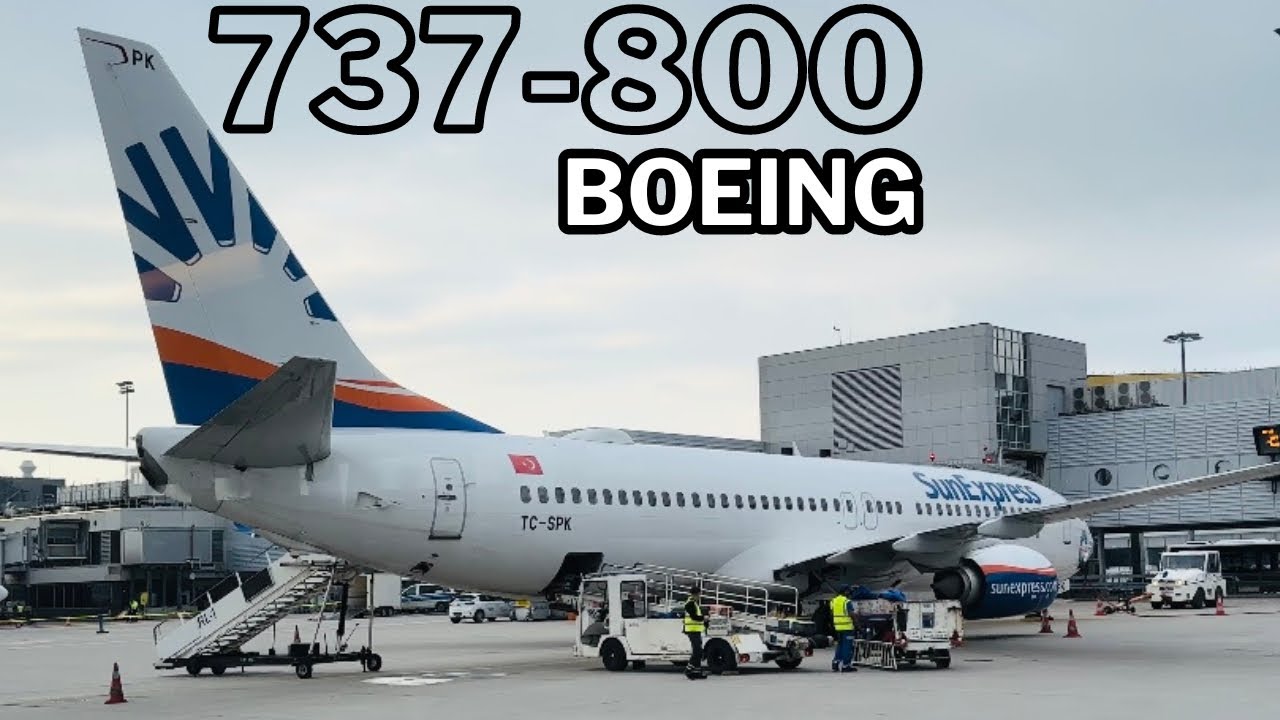 Sun Express Boeing 737-800 Experience- Frankfurt-Antalya - (4K)