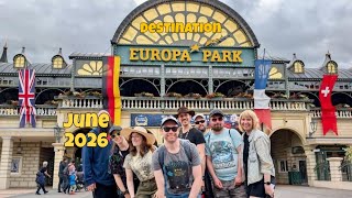 Destination Europa Park Vlog June 2026 @Travelmatt23