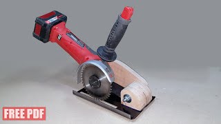 DIY Mini Circular Saw from Angle Grinder