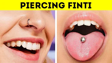 Come fare un piercing finto con una graffetta?