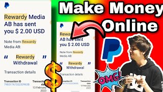 Per Ads $2 PayPal Money | New PayPal Earning App Today | Daily 2$ To 3$ PayPal Money Earn