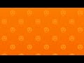 Animated Scrolling Star Eyes Emoji in Orange Background (HD)
